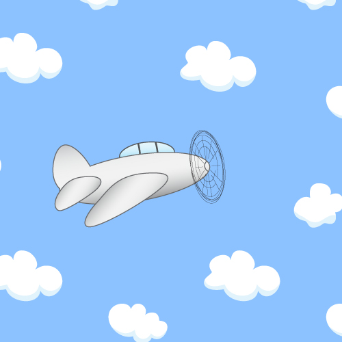 Картинка самолет в небе летит для детей