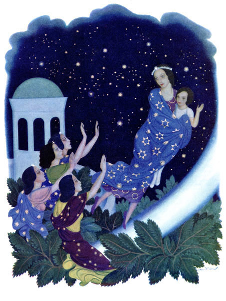 Edmund Dulac illustration to Daughters of the Stars, Astrella
