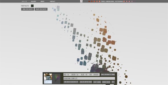 animated 3D Color Histogram