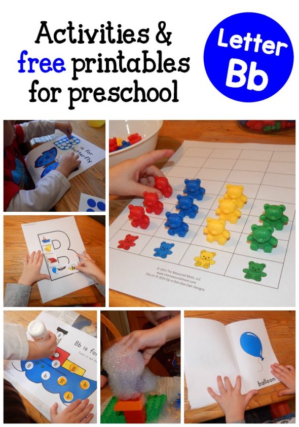 letter B activities for preschool