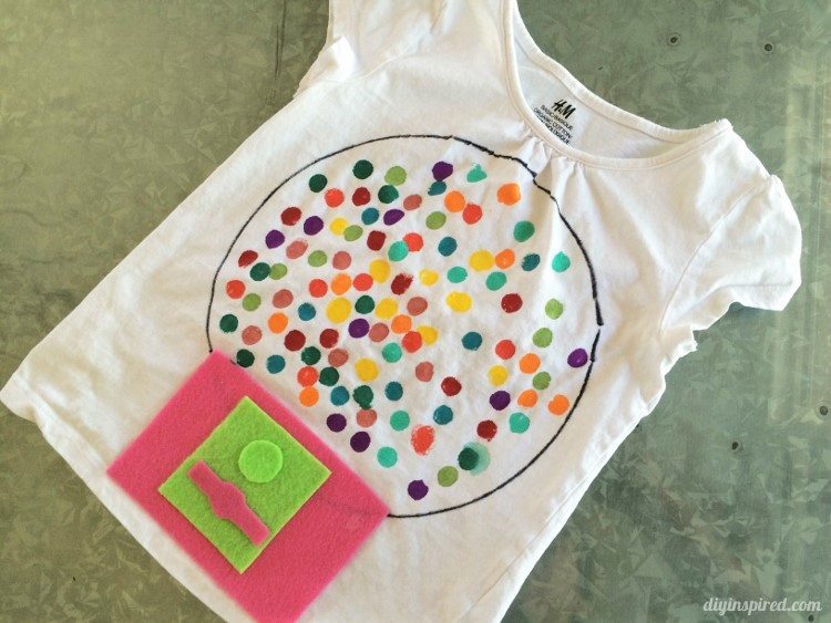 Easy Craft Ideas for Kids - Gumball T Shirt