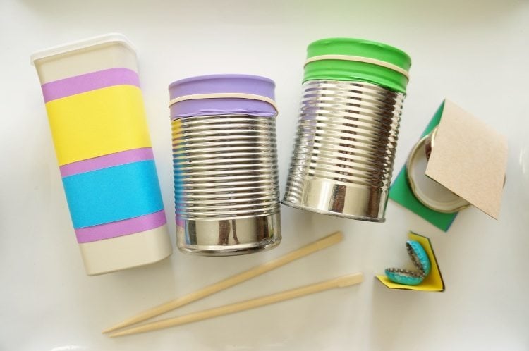 Easy Craft Ideas for Kids - Recycled Instruments
