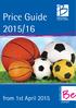 HEADING. Price Guide 2015/16