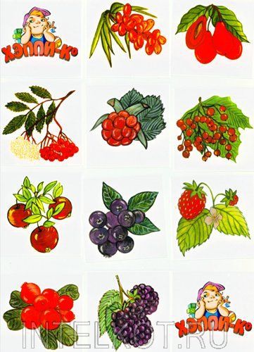 Картинки лесных ягод для детей детского сада   подборка (4)