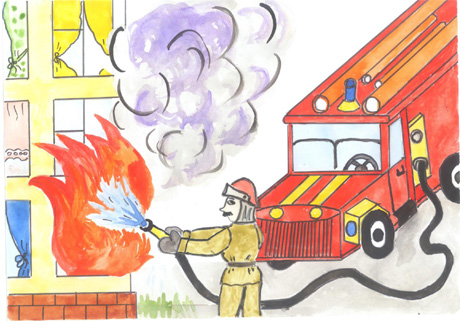 Рисунок на тему Пожарная безопасность 5 класс   подборка (7)