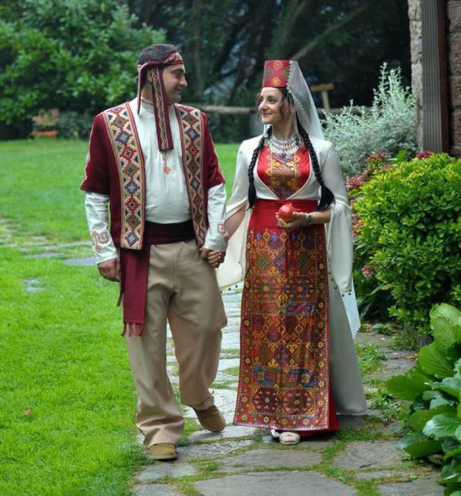 как нарисовать армянский народный костюм 