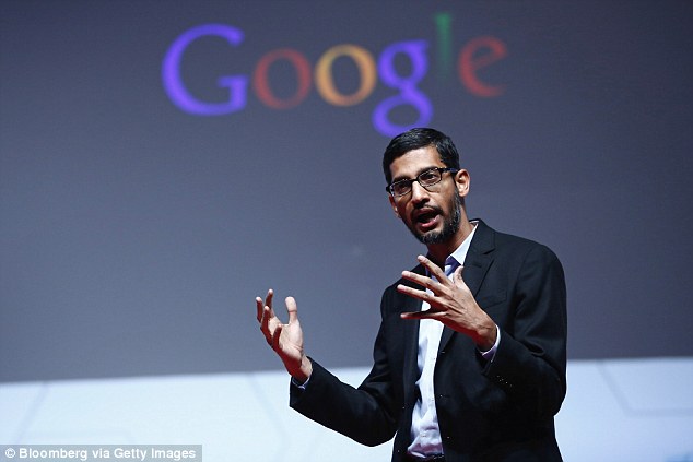 Rise to the top: Sundar Pichai, who grew up in a modest two-room apartment in Chennai, India, is now arguably one of the most influential men in the world after it was announced he was the new CEO of Google 