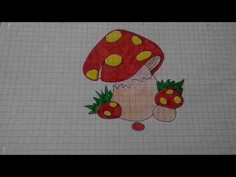 Как нарисовать Грибы мухоморы /3/ Draw the mushrooms Amanita