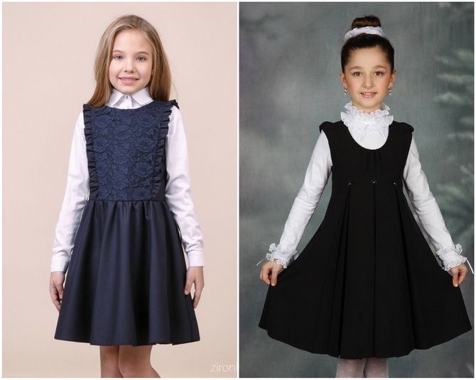 Модная школьная форма для девочек: стильные фото 2020-2021 года 1