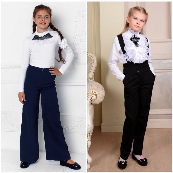 Модная школьная форма для девочек: стильные фото 2020-2021 года 13