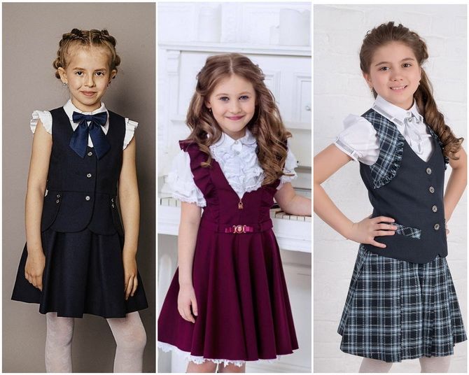 Модная школьная форма для девочек: стильные фото 2020-2021 года 4