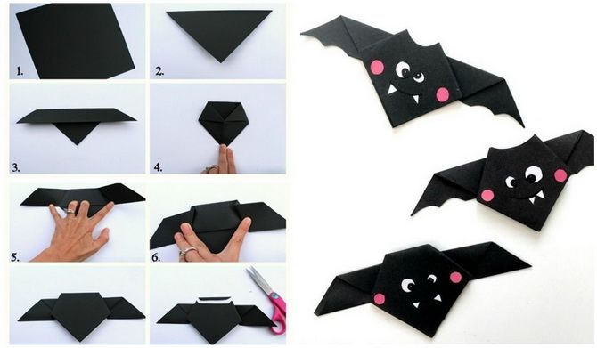 Летучая мышь на Хэллоуин: как сделать оригинальный декор своими руками 5