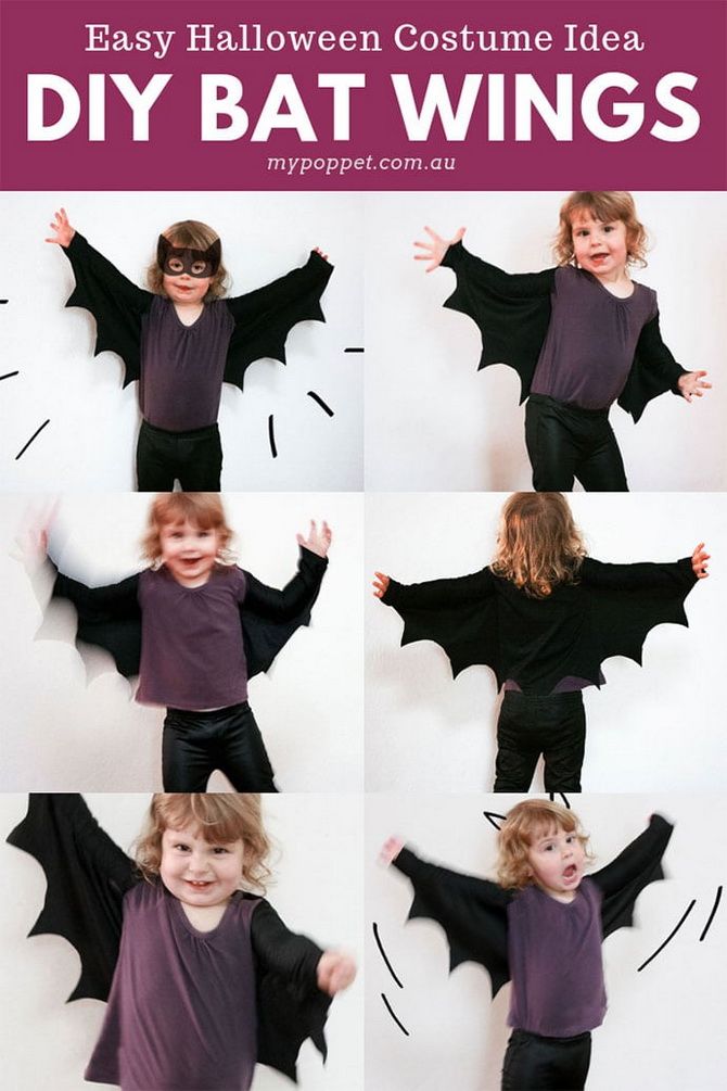 Batman возвращается: как сделать костюм летучей мыши на Хэллоуин 11