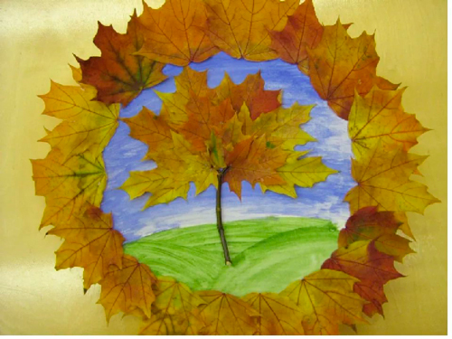 Поделки из природных материалов на тему "осень" для детей 4