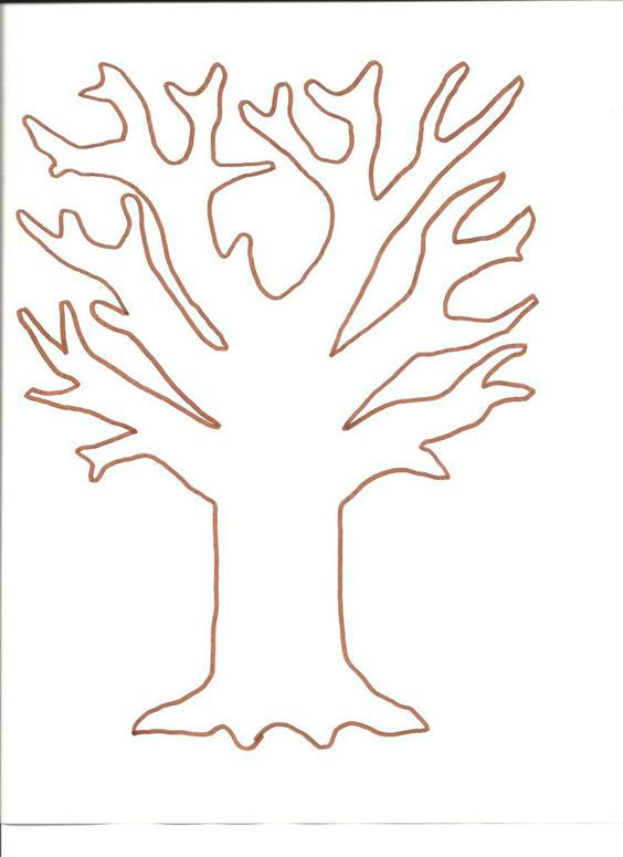 дерево для вырезания из бумаги