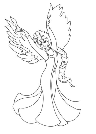 Как нарисовать Царицу Лебедь из сказки о Царе Салтане (2)