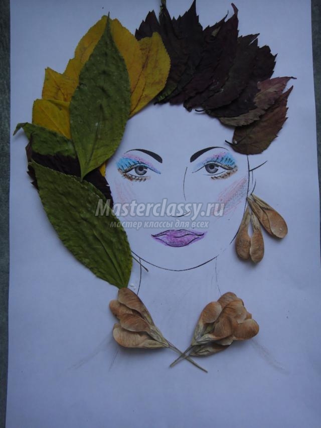 Красивые картинки осень девушка с листьями для детей (17)