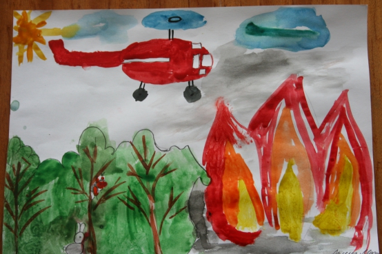 Рисунки по пожарной безопасности для детей своими руками (22)