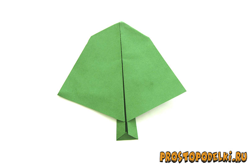 Оригами дерево-17