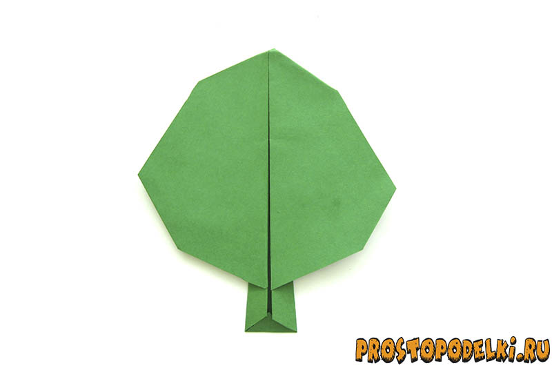 Оригами дерево-18
