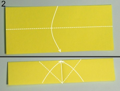 схема 2 оригами тюльпана