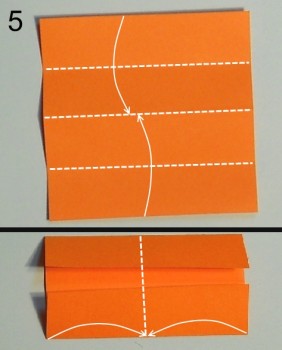схема 5 оригами тюльпана