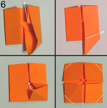 схема 6 оригами тюльпана