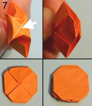 схема 7 оригами тюльпана
