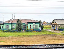 Rural Bashkiria - the view from the train window