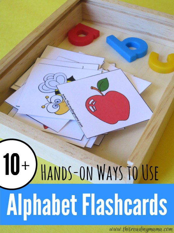 10+ Hands-On Ways to Use Alphabet Flashcards 