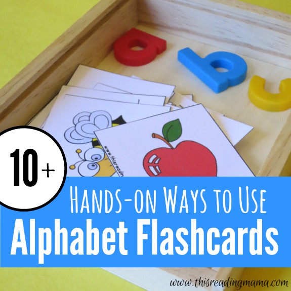 10+ Ways to Use Alphabet Flashcards