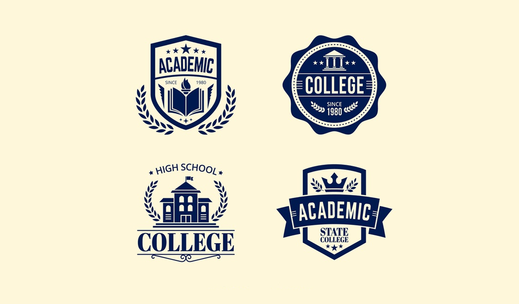 Шаблоны логотипа школы