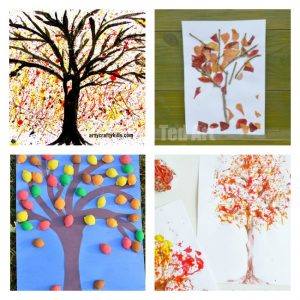 Arty Crafty Kids - Art - Art Ideas for Kids - 12 Autumn Tree Art Ideas for Kids 