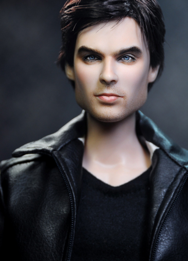 Damon Salvatore custom doll