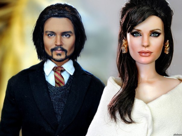 Johnny Depp and Angelina Jolie