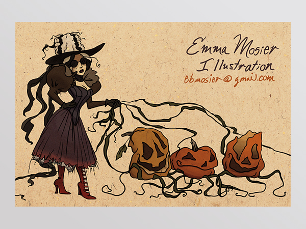 Emma Mosier Illustrated Postcard
