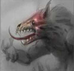 How to draw werewolf creature design monster