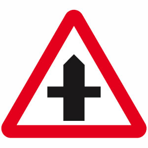 Crossroads sign