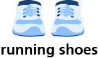 illustration of a pair of running shoes