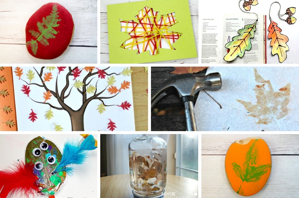 These autumn crafts for kids will inspire fun and creativity! Click through to find fall leaf crafts, pumpkin and apple crafts, fall decor crafts and more. 